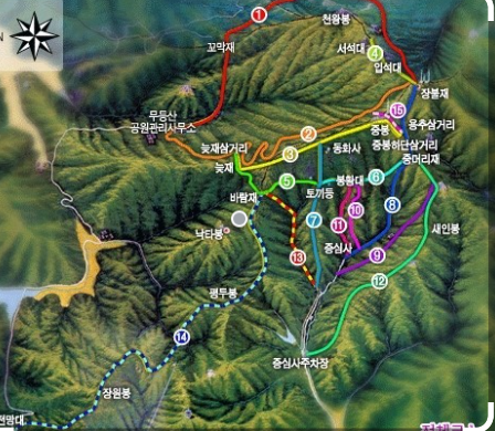 무등산 등산코스 TOP3 비교 (서석대, 장불재, 중머리재)