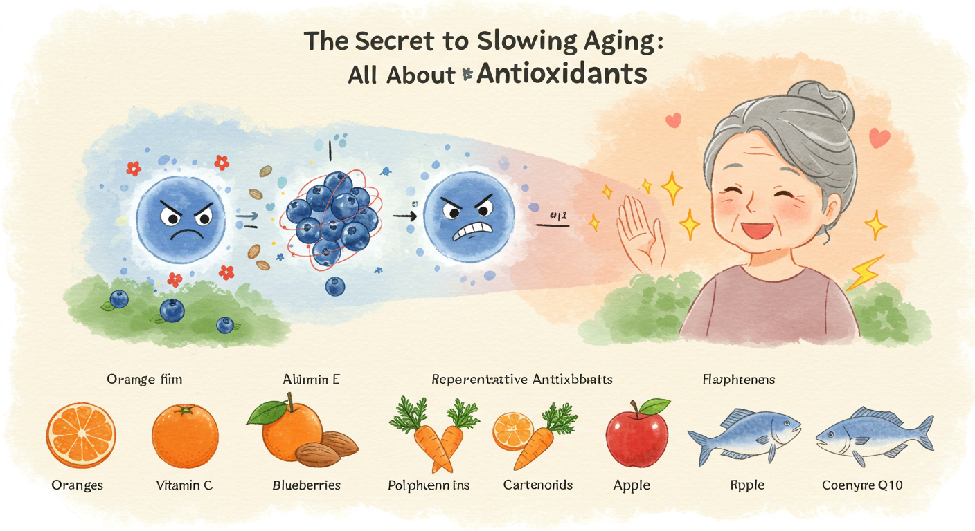 노화를 늧추는 비밀 -항산화 물질