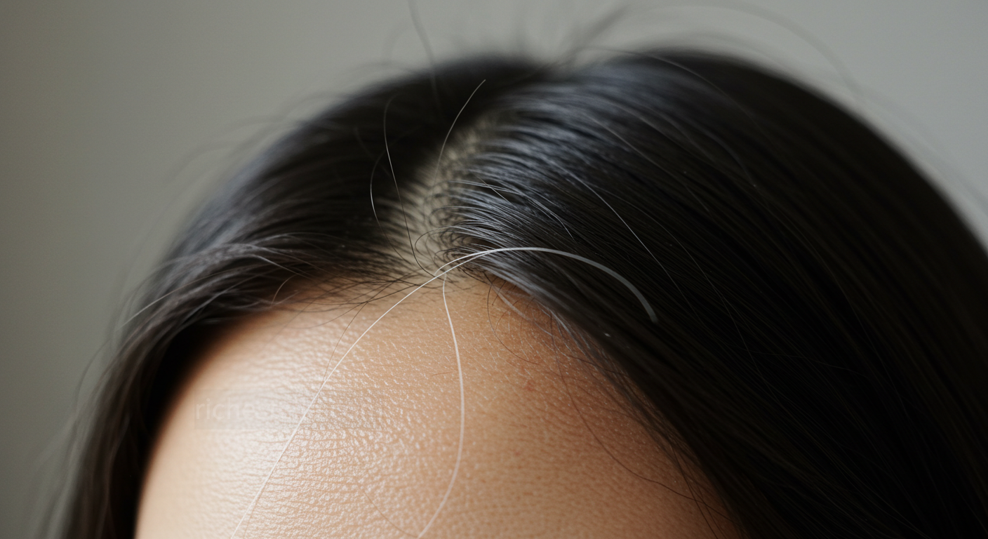 얼굴에 흰털 관상