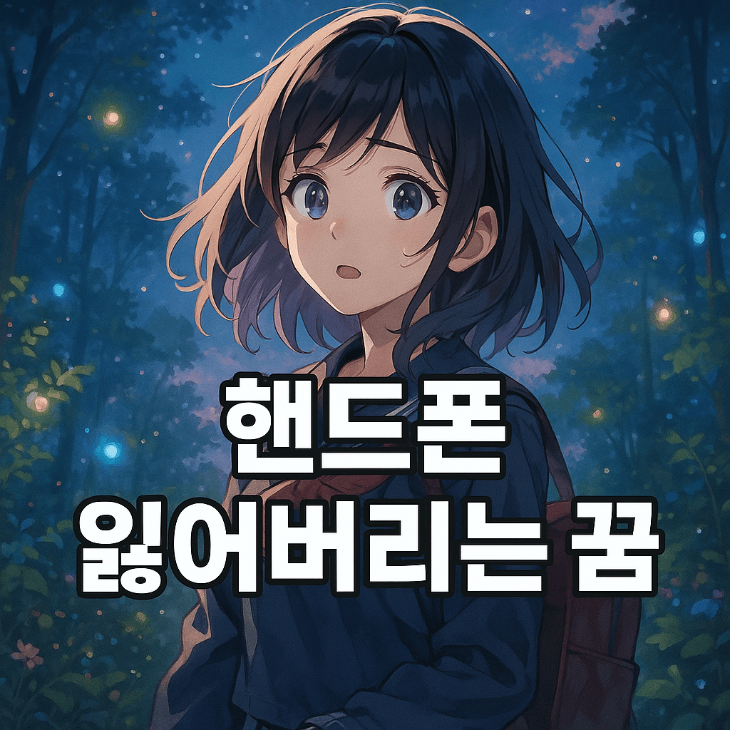 핸드폰 잃어버리는 꿈 해몽