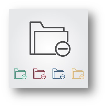 내 폴더 관리 앱을 통해서 폴더를 정리하는 모습