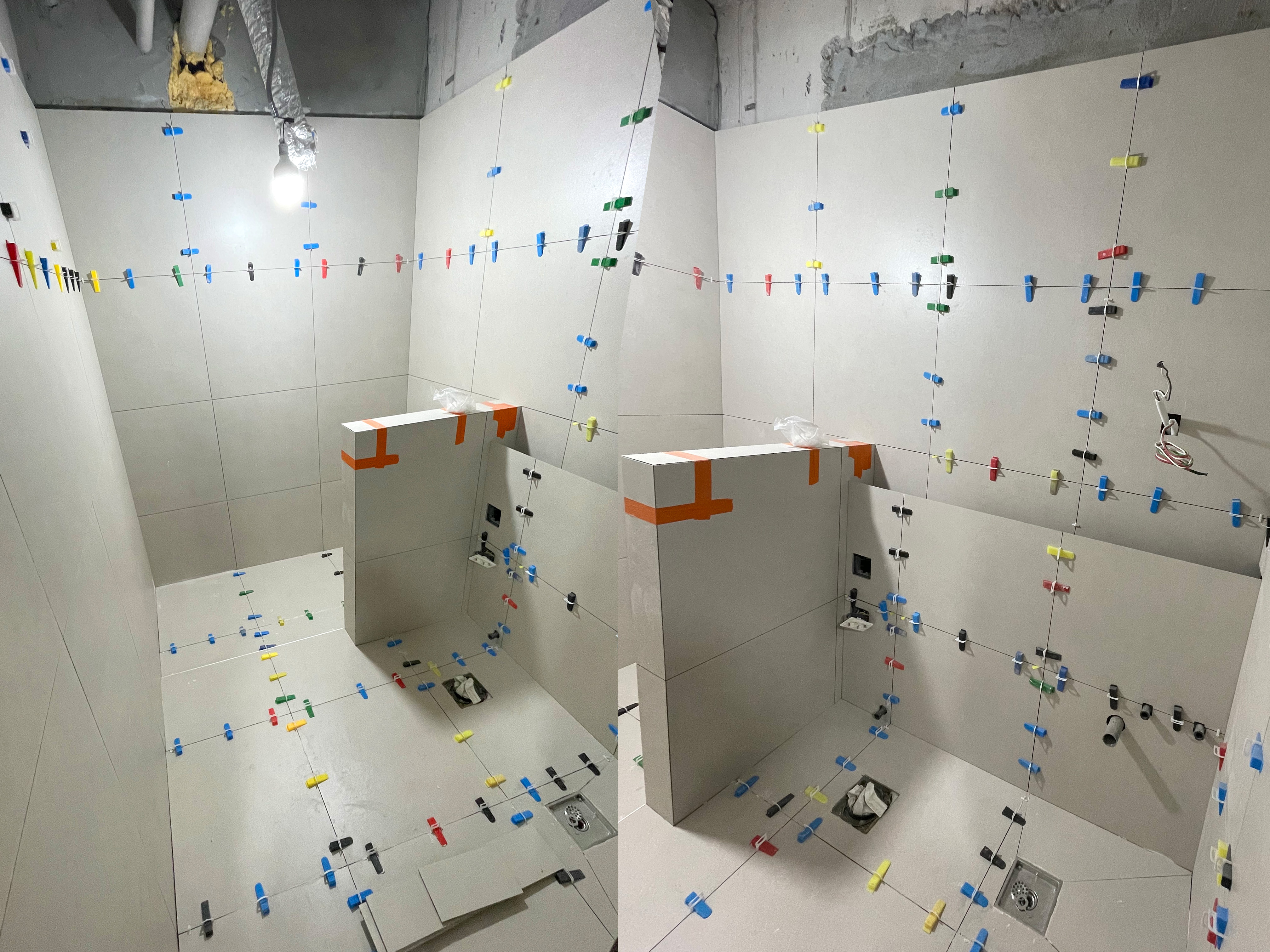 반셀프인테리어, 인테리어, 욕실, 욕실리모델링, 을지로, 굿세라믹, 조적세면대, 수전, 샤워파티션, SMC천정, 아메리탄스탠다드, 투피스변기, 복합플랩장, 인테리어업체, 시공업체, 비포앤에프터, 타일