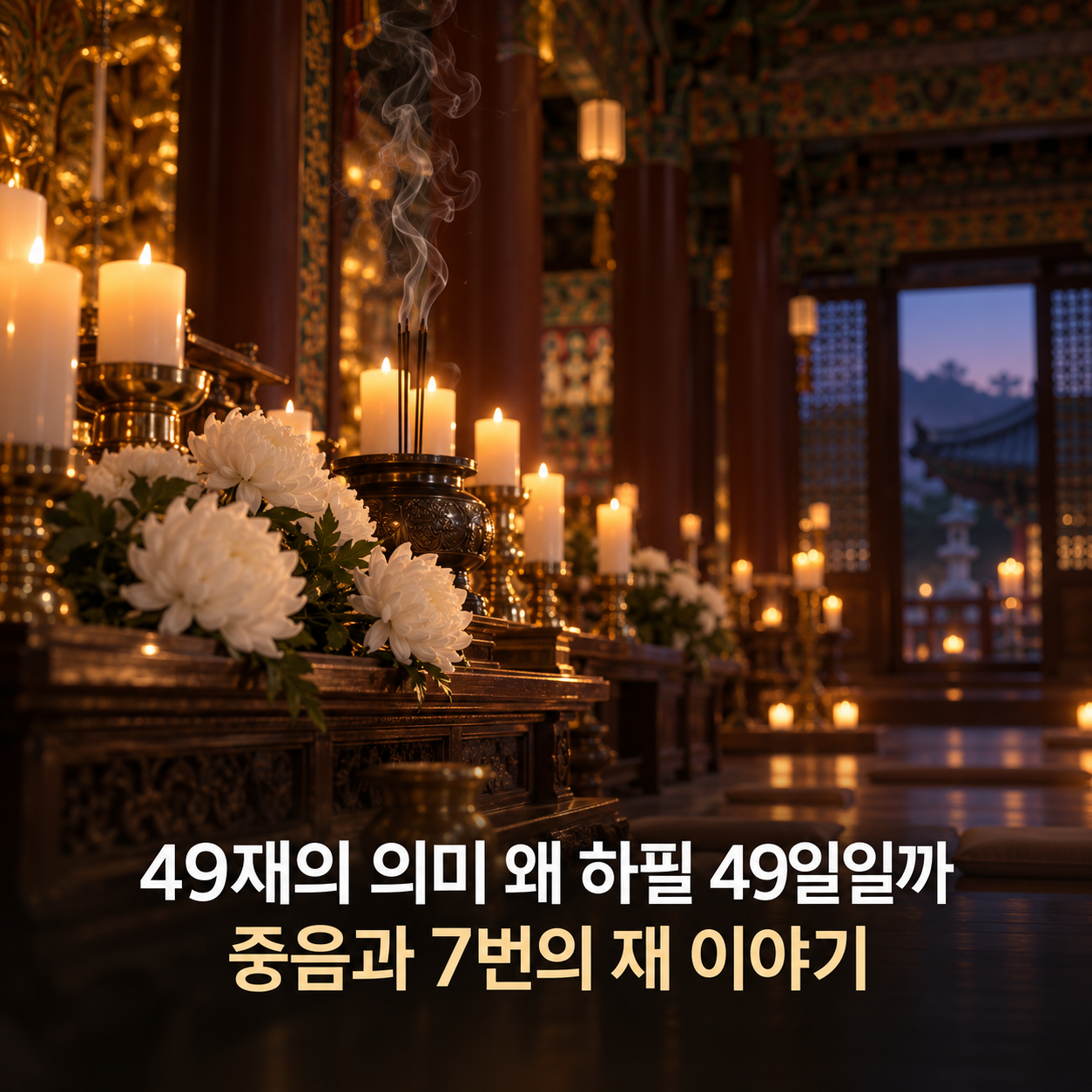 49재의 의미 왜 하필 49일일까? 중음과 7번의 재 이야기