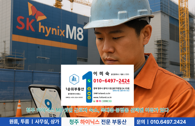 청주 하이닉스 M8 셋업 근로자 숙소, 복대동&middot;봉명동 선택엔 이유가 있다