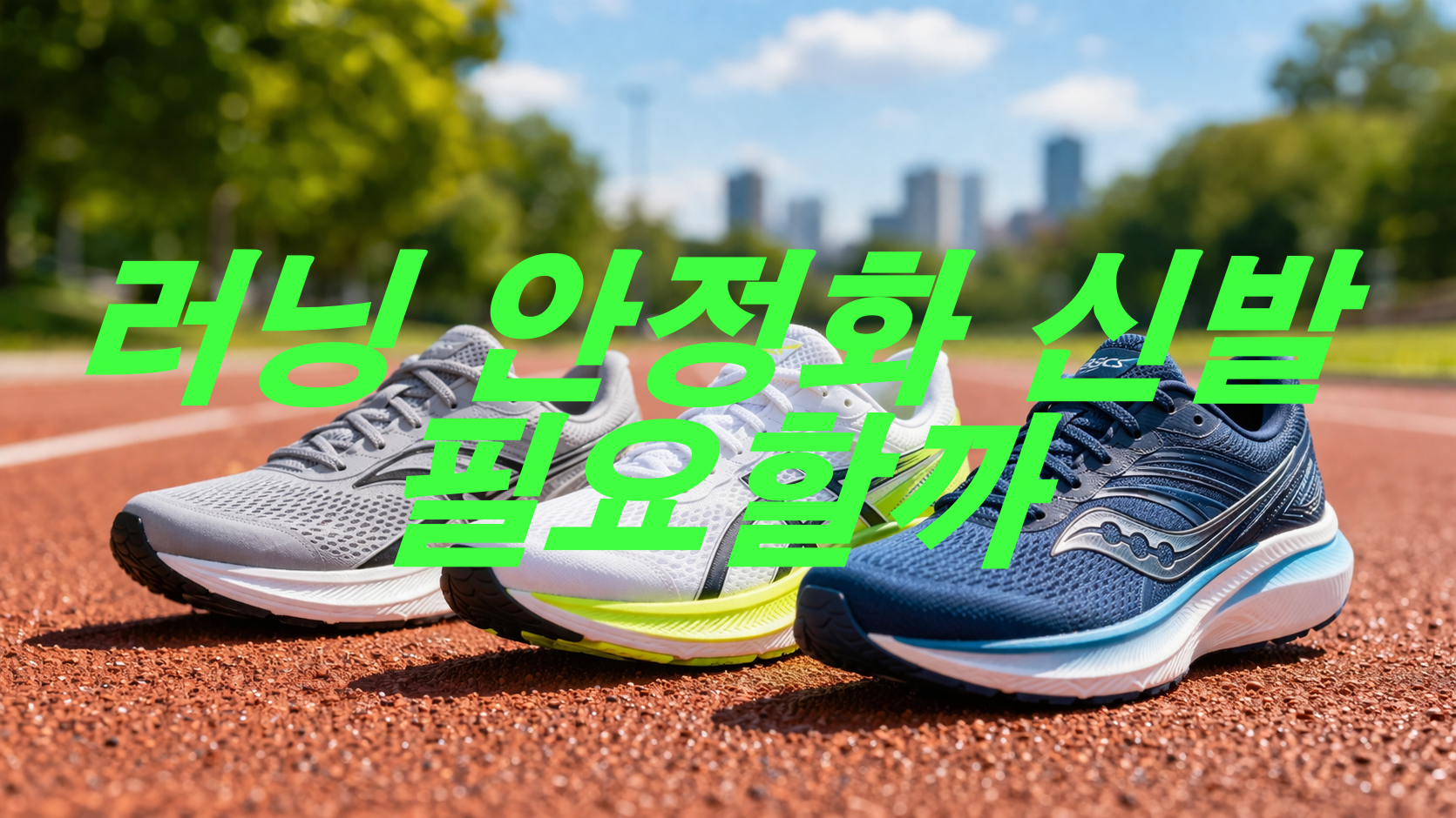러닝 안정화 신발 필요할까