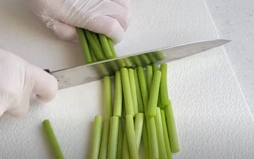 건새우 마늘쫑 볶음