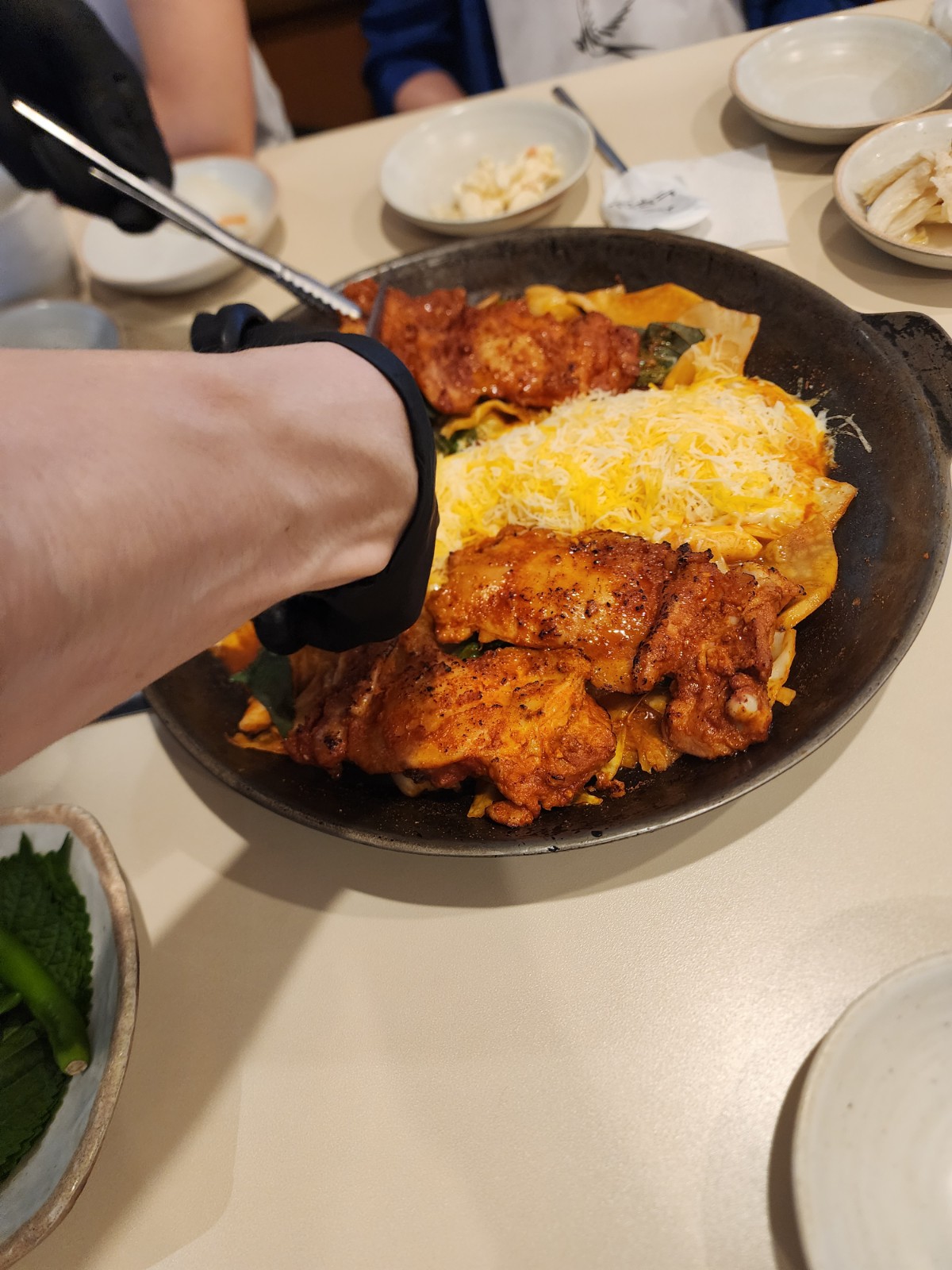 폭포 치즈 닭갈비