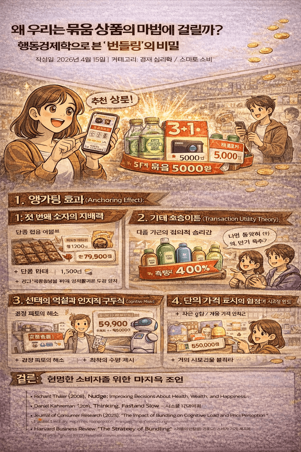 왜 우리는 묶음 상품에 속을까 (번들링 심리 완전 해부)