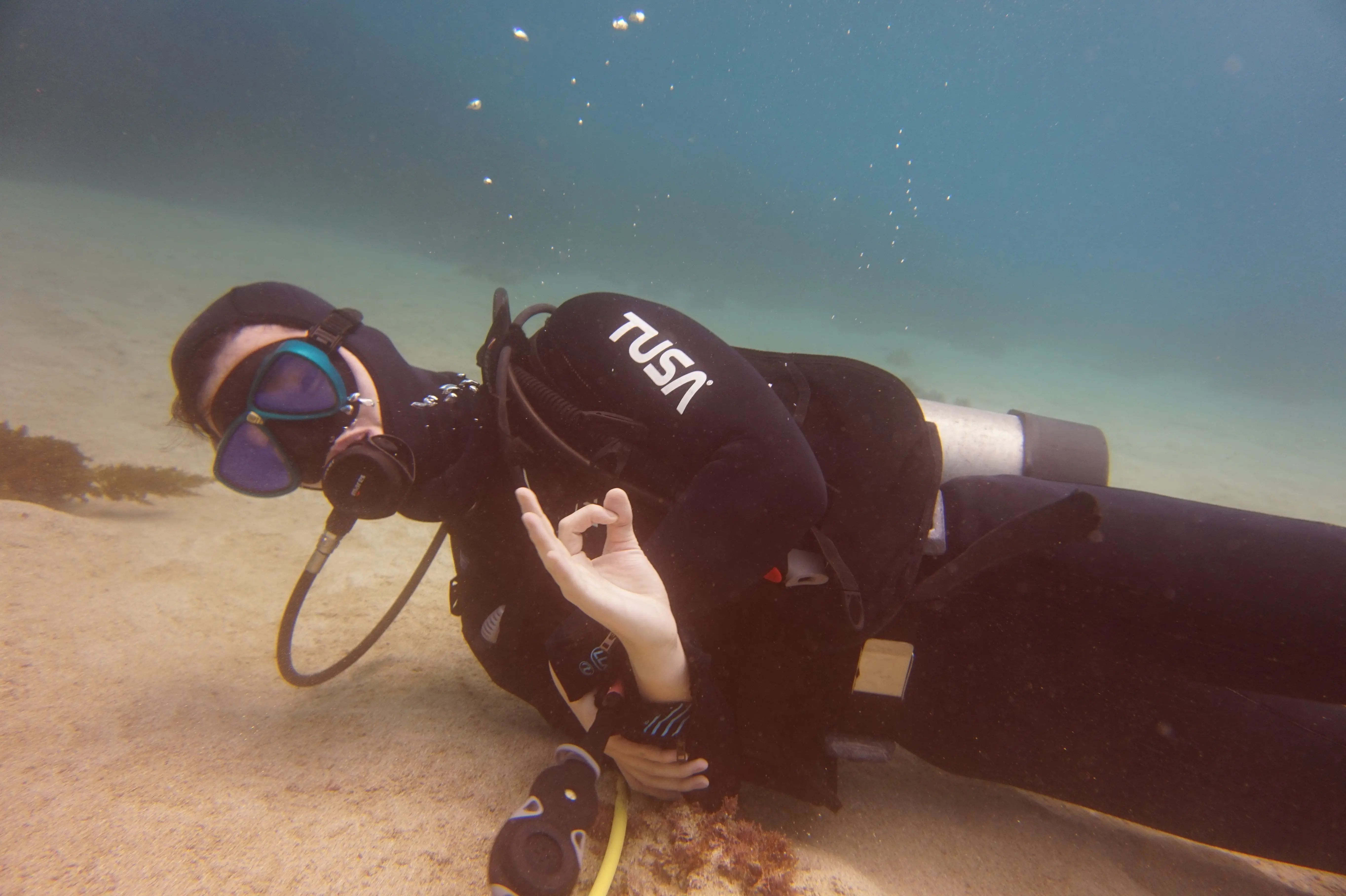 초보 다이버 안전 관련 사진