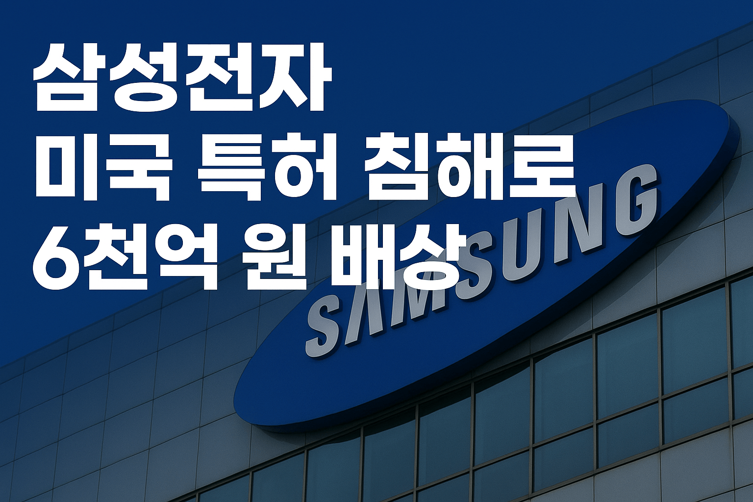 삼성전자 미국 특허침해로 6300억원 배상