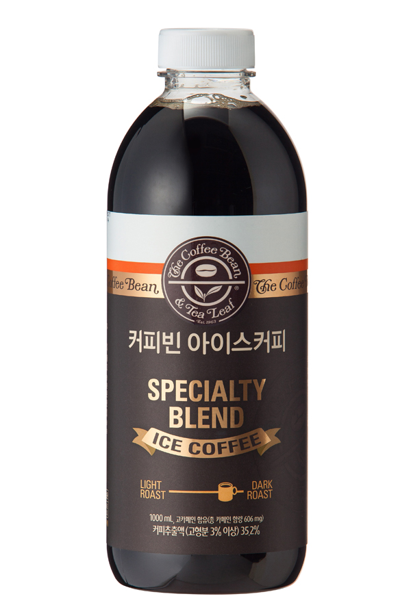 커피가 담긴 공병, 커피빈 아이스커피