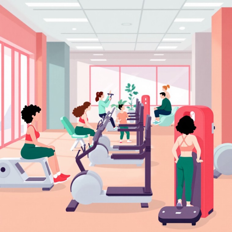 헬스 운동하는 근로소득자