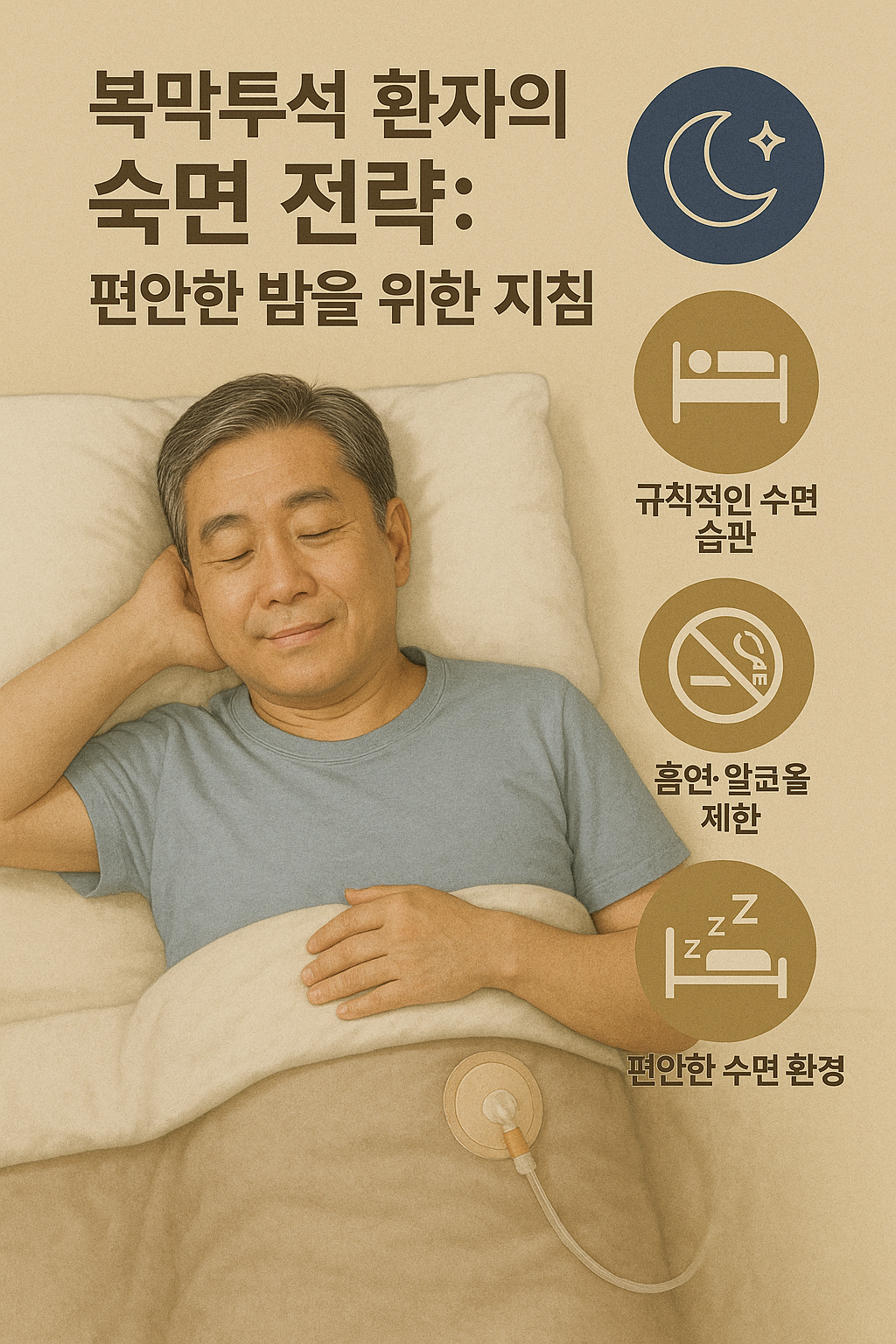 복막투석 환자의 숙면 전략: 편안한 밤을 위한 지침