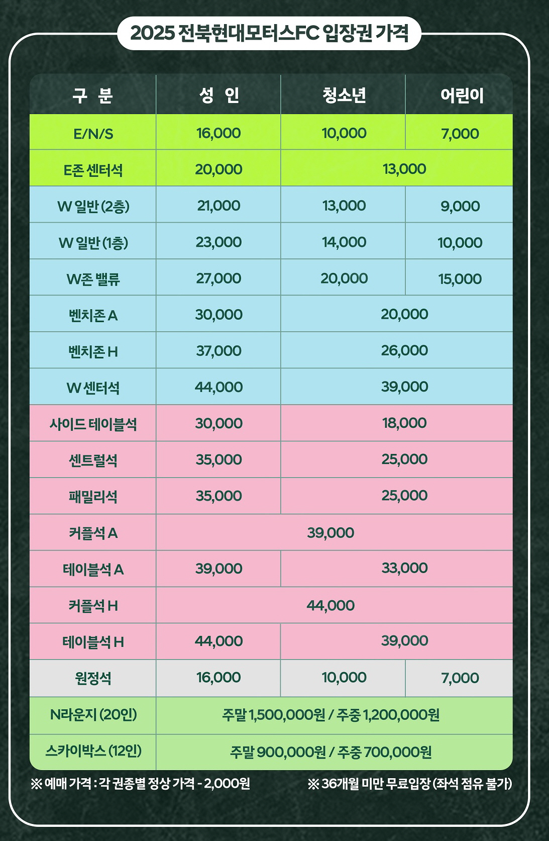 전주월드컵경기장 예매 방법