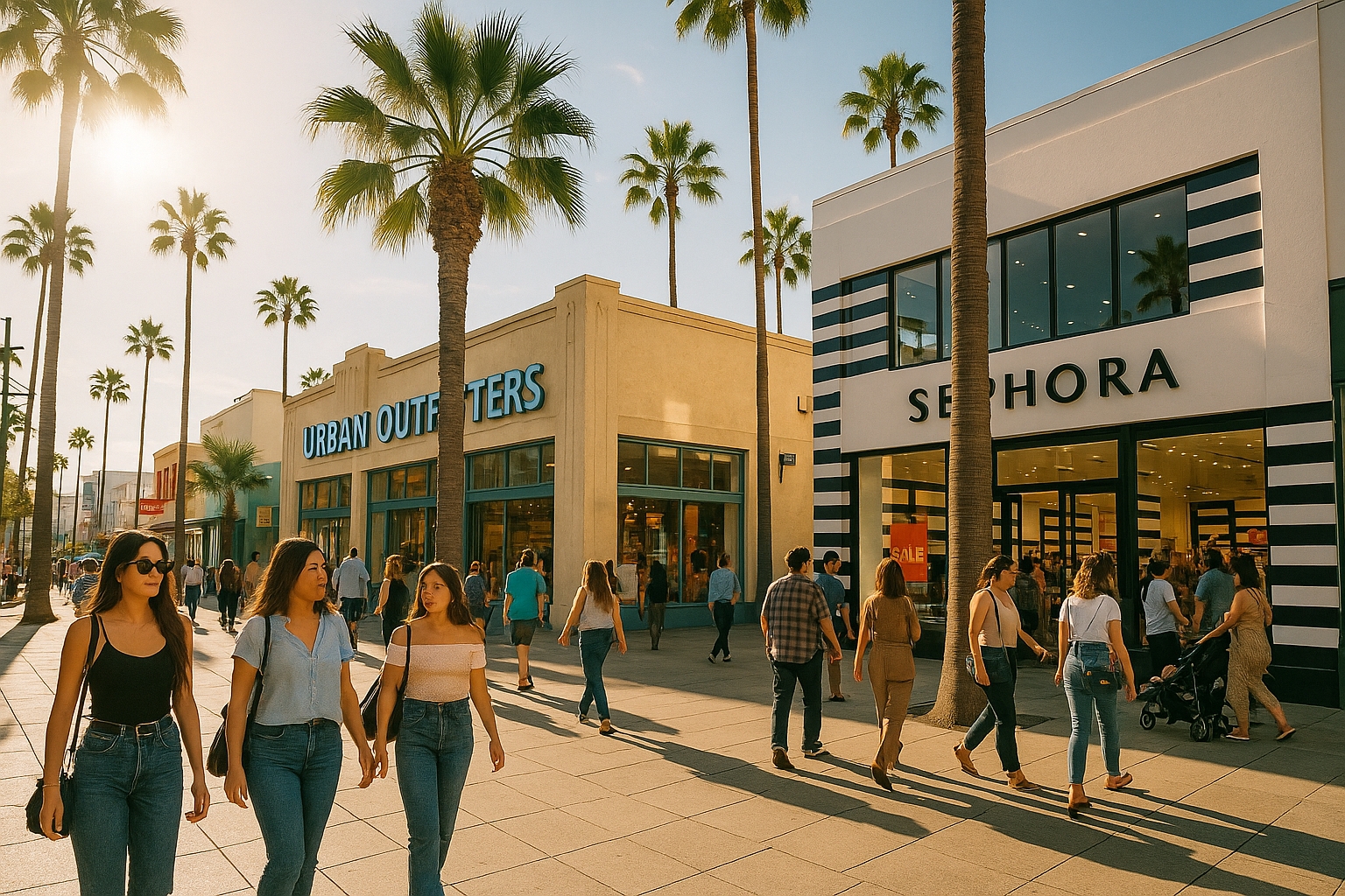 캘리포니아 쇼핑 사진