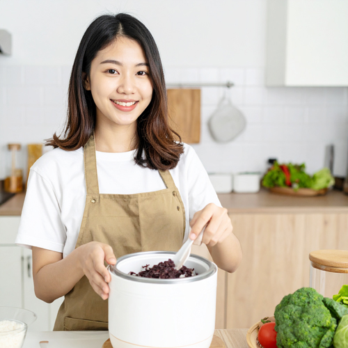 이상적으론 6시간 이상 불리면 소화가 쉬워집니다.