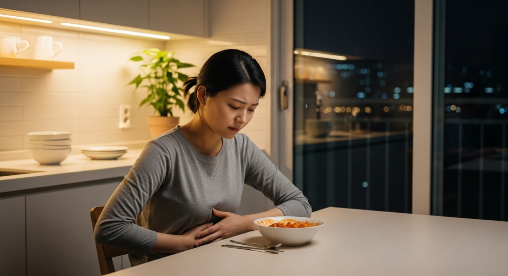 매운 음식먹고 속 쓰릴때