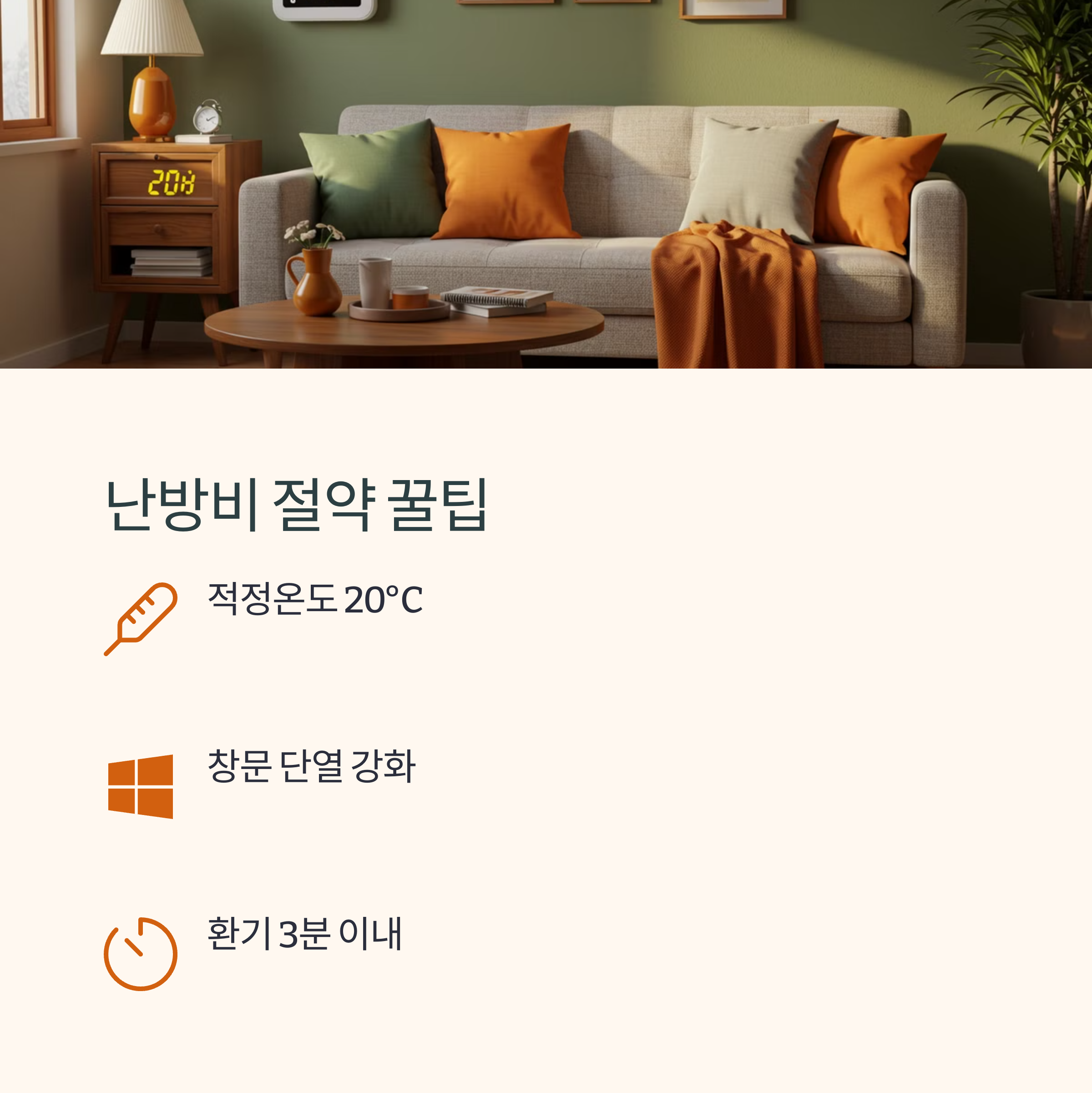 난방비 절약 꿀팁