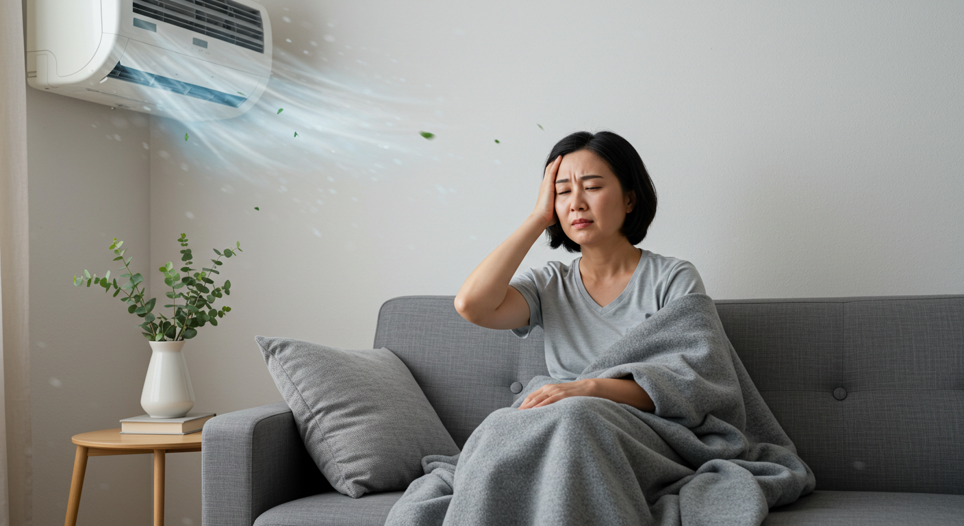 에어컨만 켜면 머리가 띵? 냉방병 원인부터 똑똑한 실내온도 관리법까지