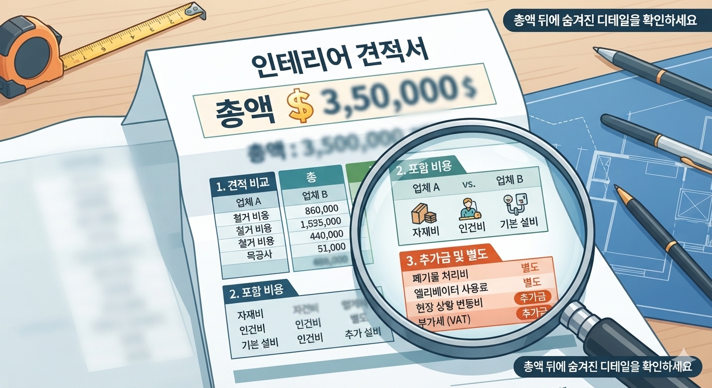 인테리어 견적서