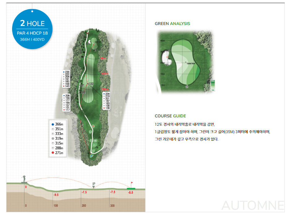 몽베르 컨트리클럽 오똔(가을) 코스 02