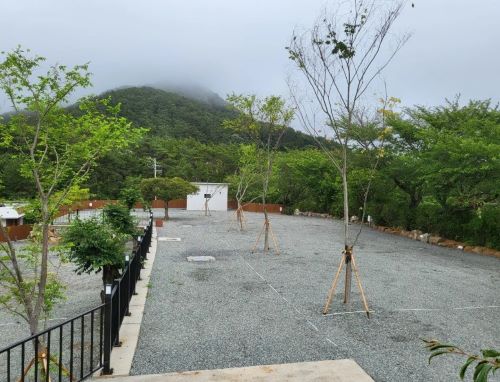 산달바다캠핑장사이트