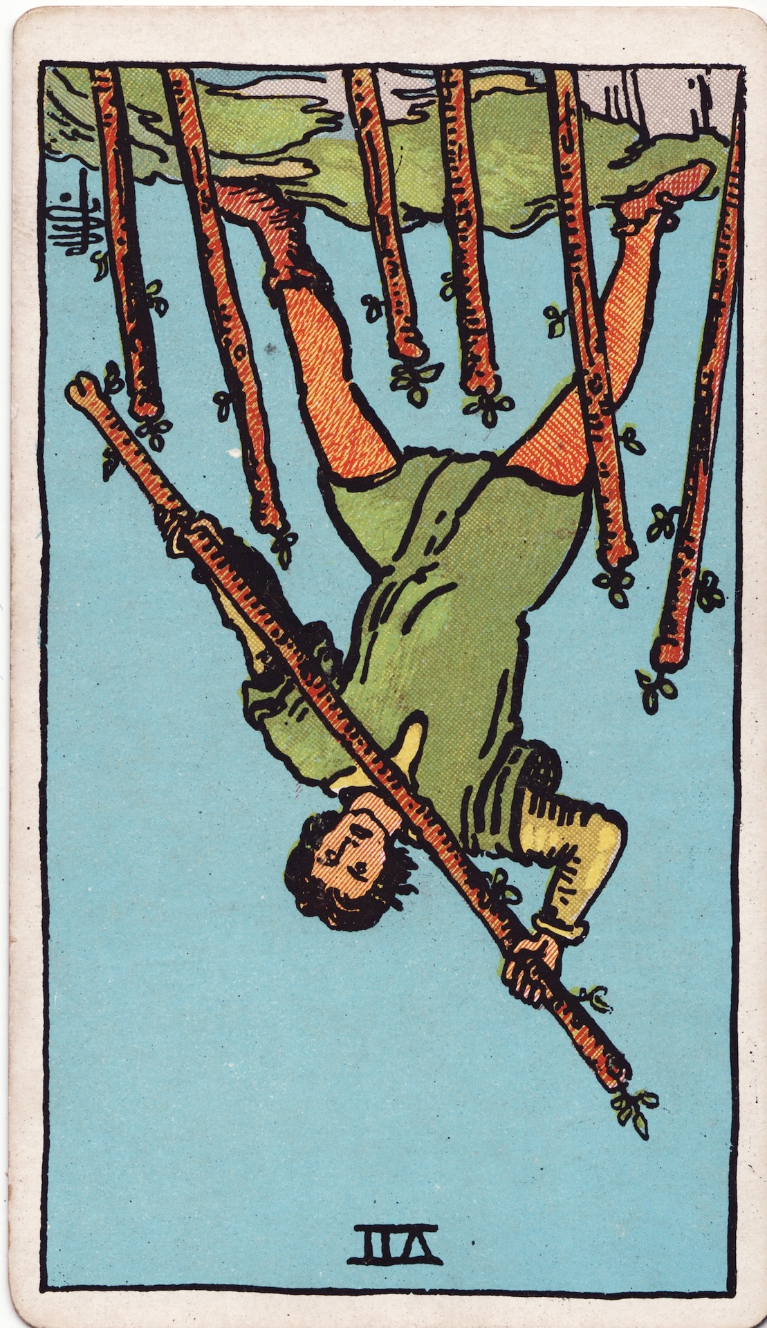 [마이너카드] 완드 7번 정방향, 역방향 해석