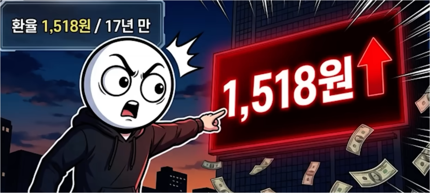 환율 1518원 충격 (외국인 매도, 국민연금, 코스피 전망)