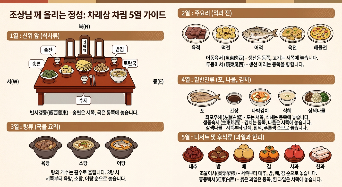 차례상차리는법