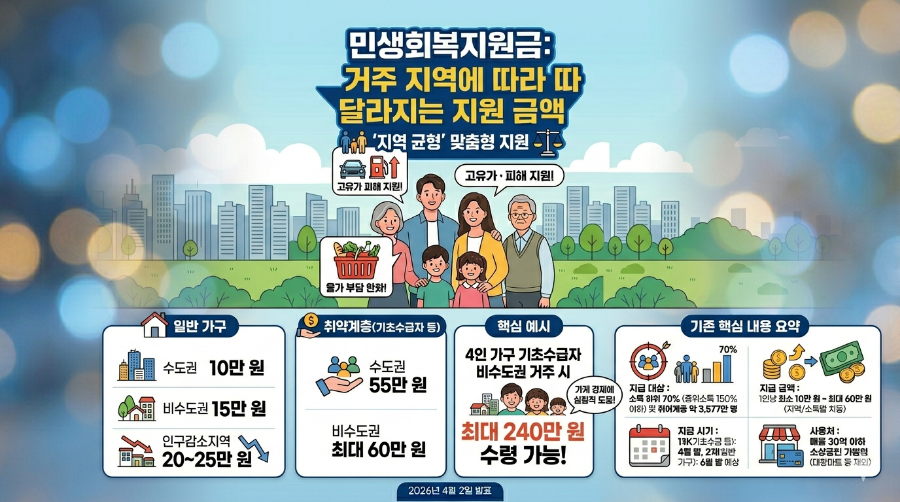 민생회복지원금 2026년 신청