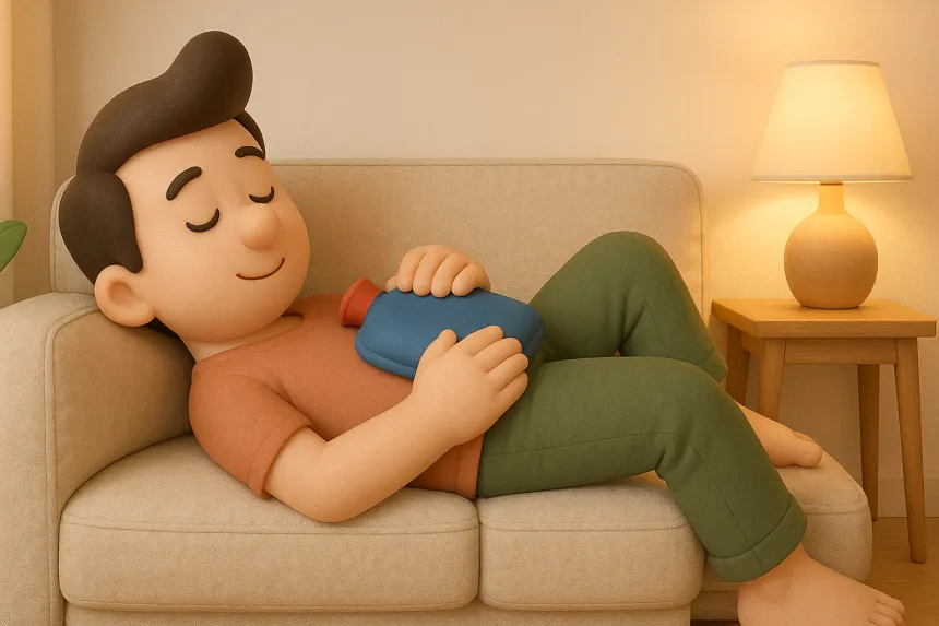 복부팽만 가스제거