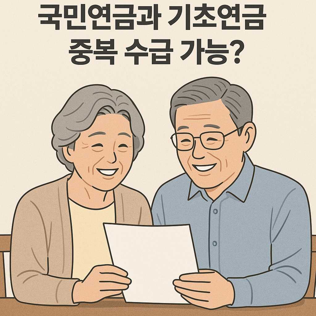 국민연금과 기초연금, 중복 수급