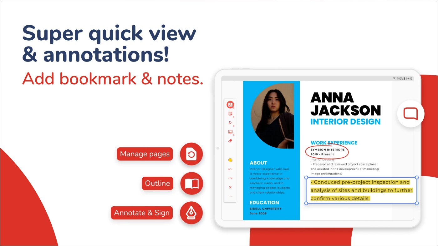 PDF 편집기, PDF 변환기, 협업 및 파일 매니저