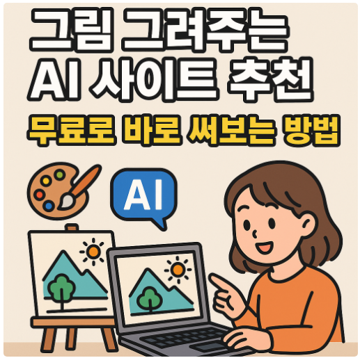 그림 그려주는 AI 사이트 추천 – 무료로 바로 써보는 방법