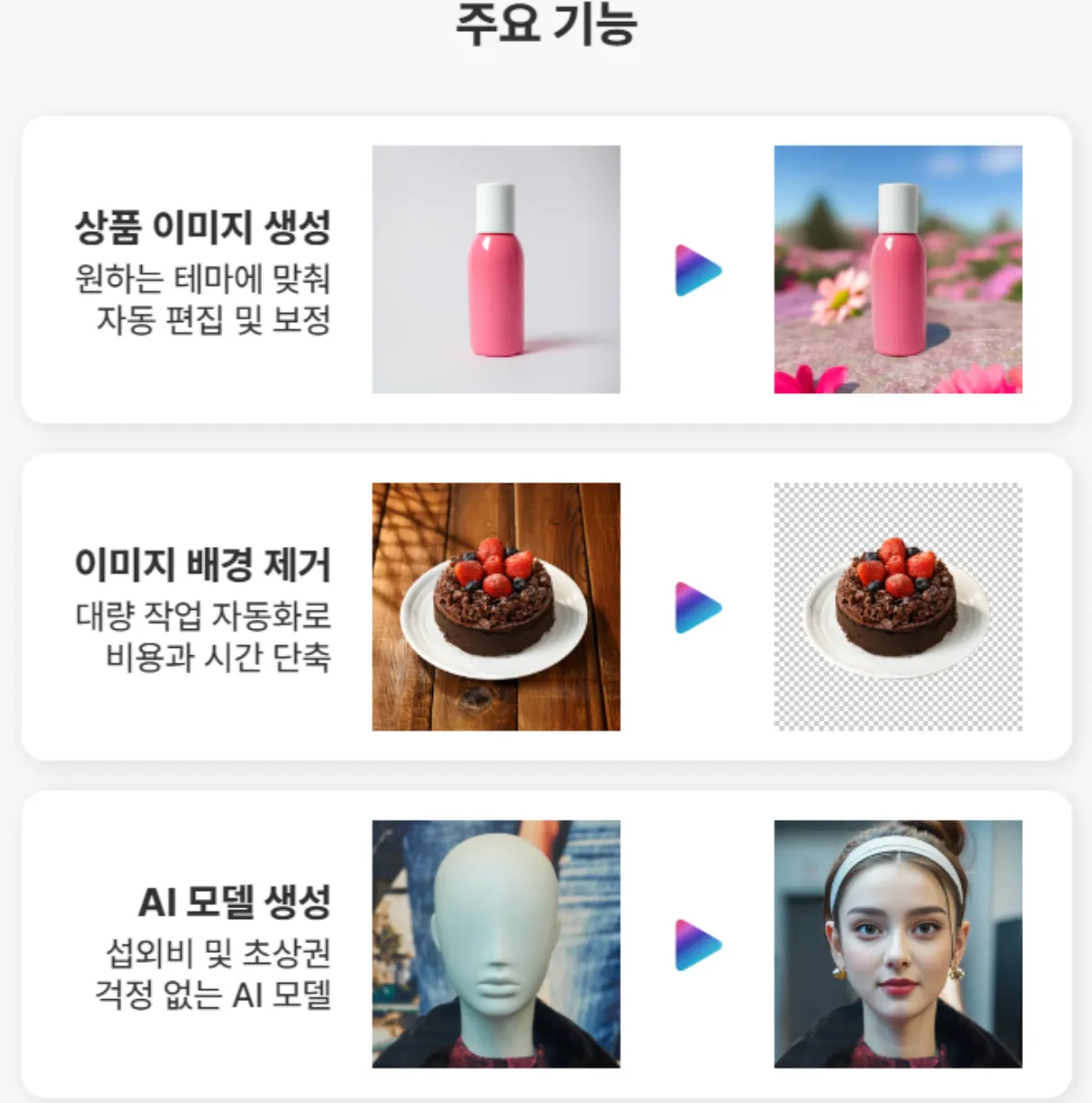 드랩 아트 주요 기능