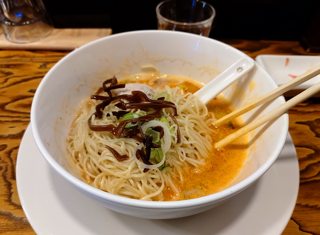 면 추가 이후 육수