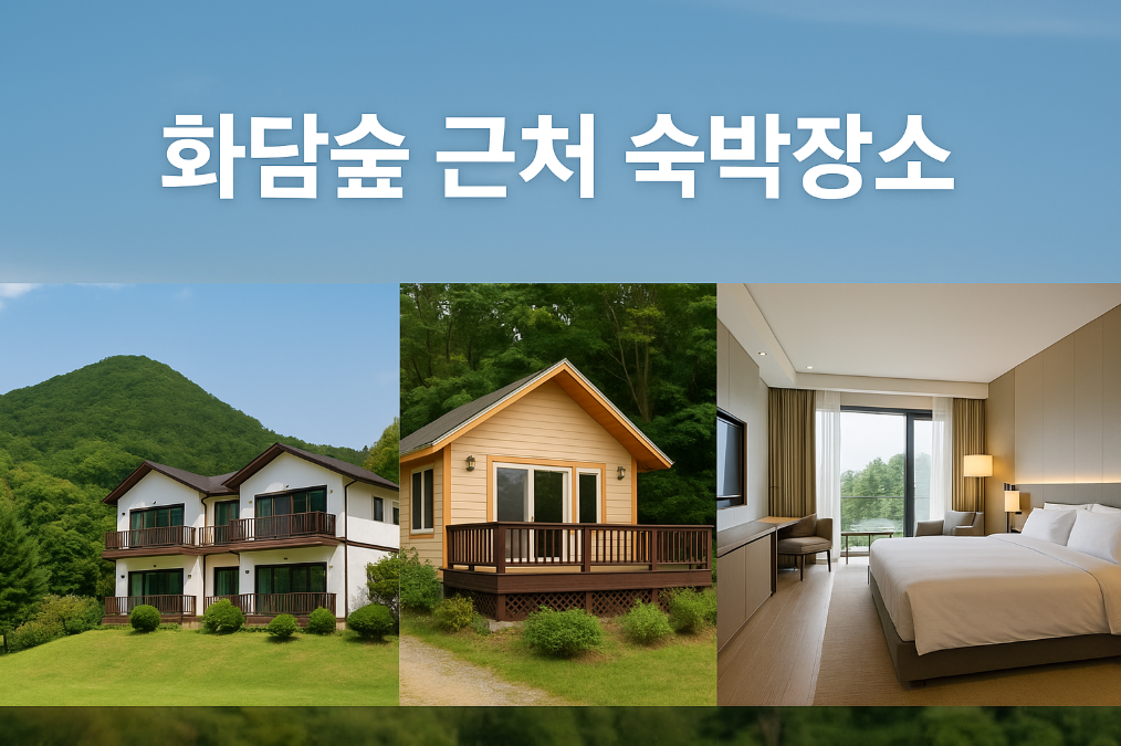화담숲 근처 숙박 완벽 가이드