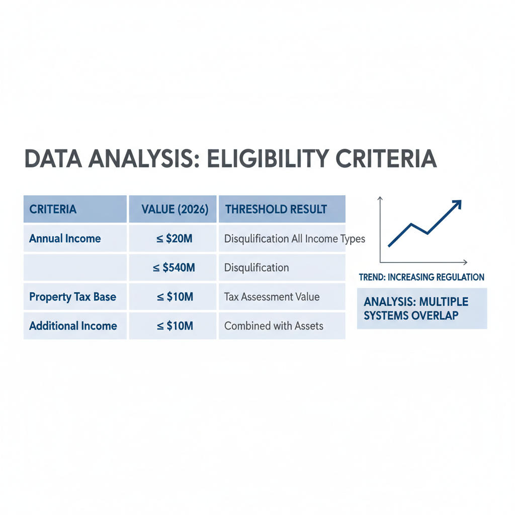 상황별 자격 판정 및 다중 제도 중복