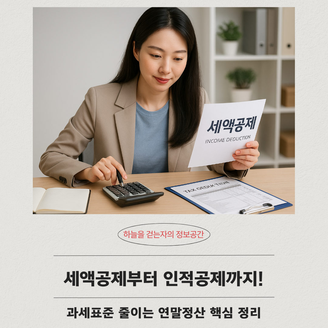 세액공제부터 인적공제까지! 과세표준 줄이는 연말정산 핵심 정리