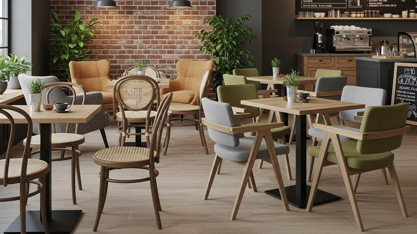 카페 인테리어 의자