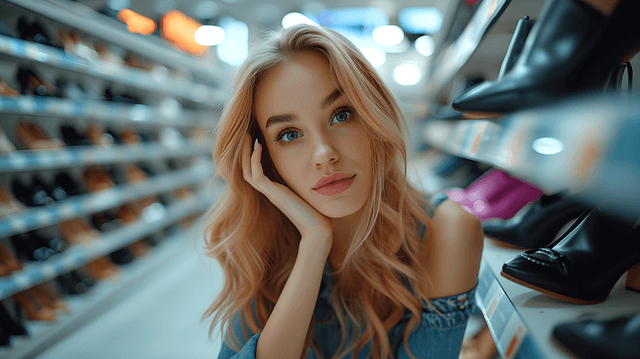 신발가게-점원이-앉아-있는-사진입니다.