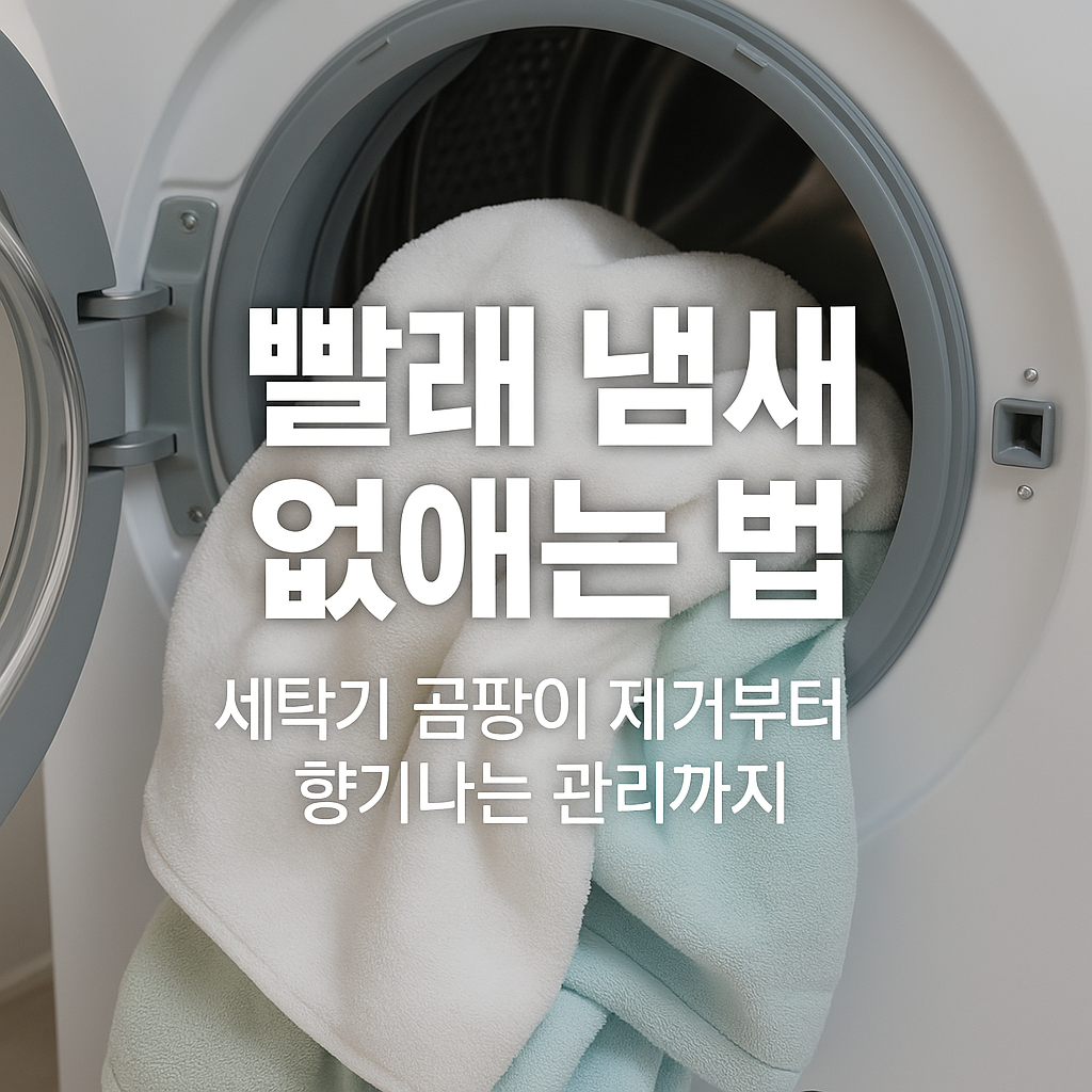 빨래 냄새 없애는 법: 세탁기 곰팡이 제거부터 향기나는 관리까지