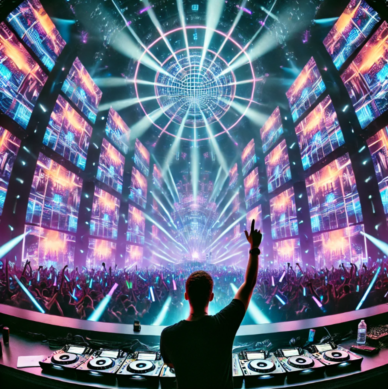 영국의 최신 EDM 트렌드를 반영한 공연 무대