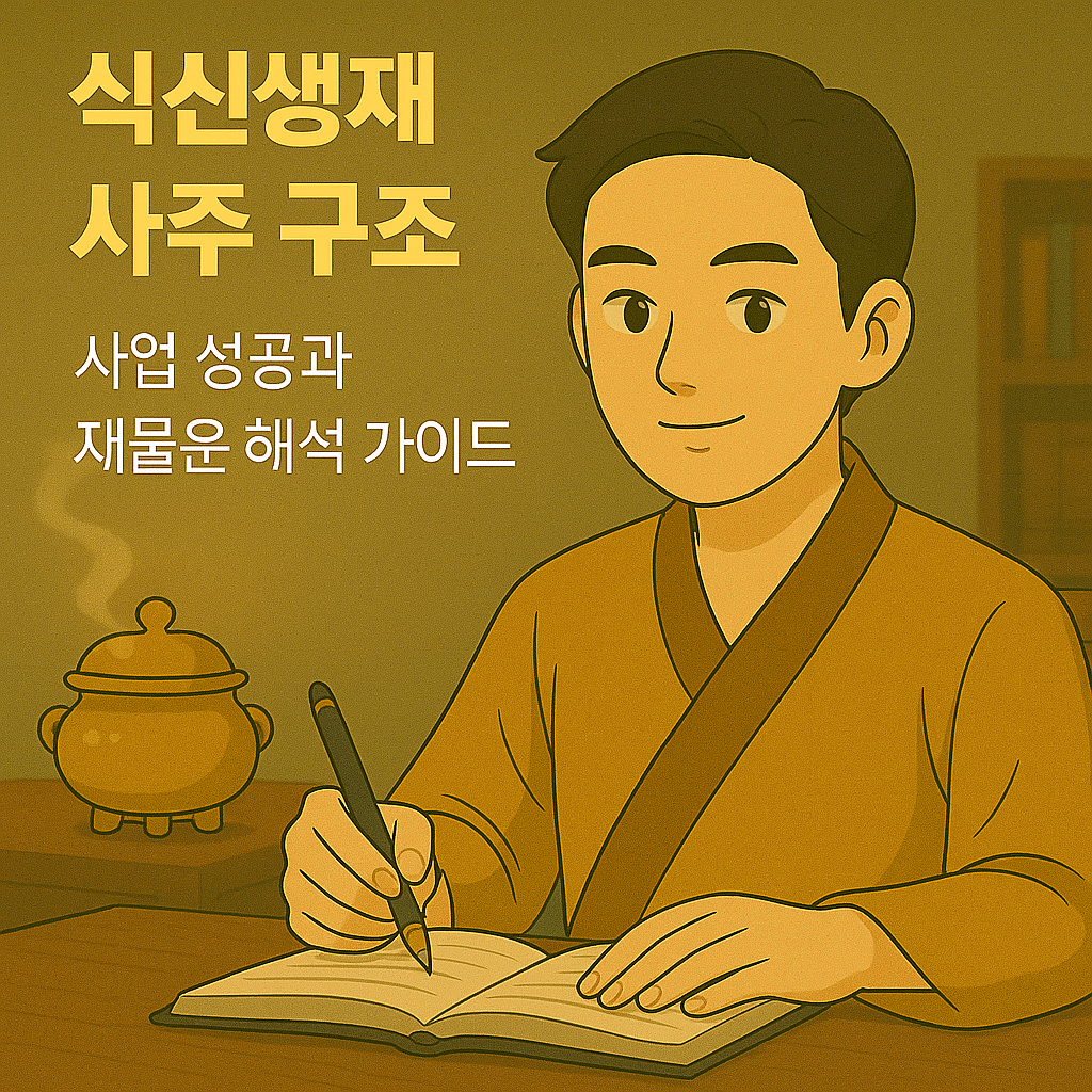 식신생재 사주 구조｜사업 성공과 재물운 해석 가이드