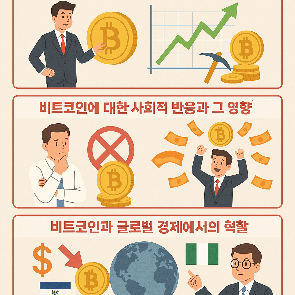 비트코인에 대한 반응