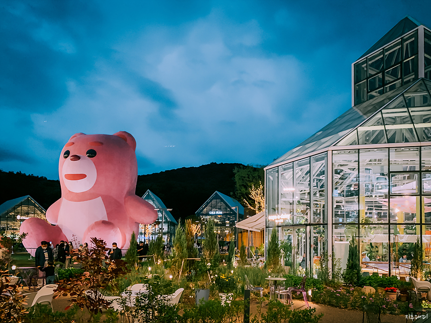 의왕 롯데몰 밸리곰 야경