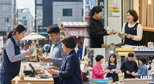 지역화폐를 사용하는 소상공인 