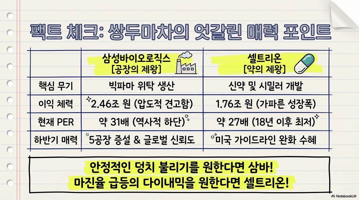 삼성바이오·셀트리온 저평가 분석