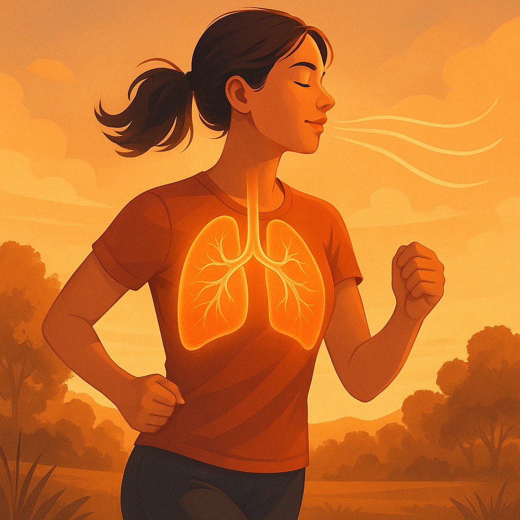 운동이 폐 건강과 호흡 기능을 강화하는 원리