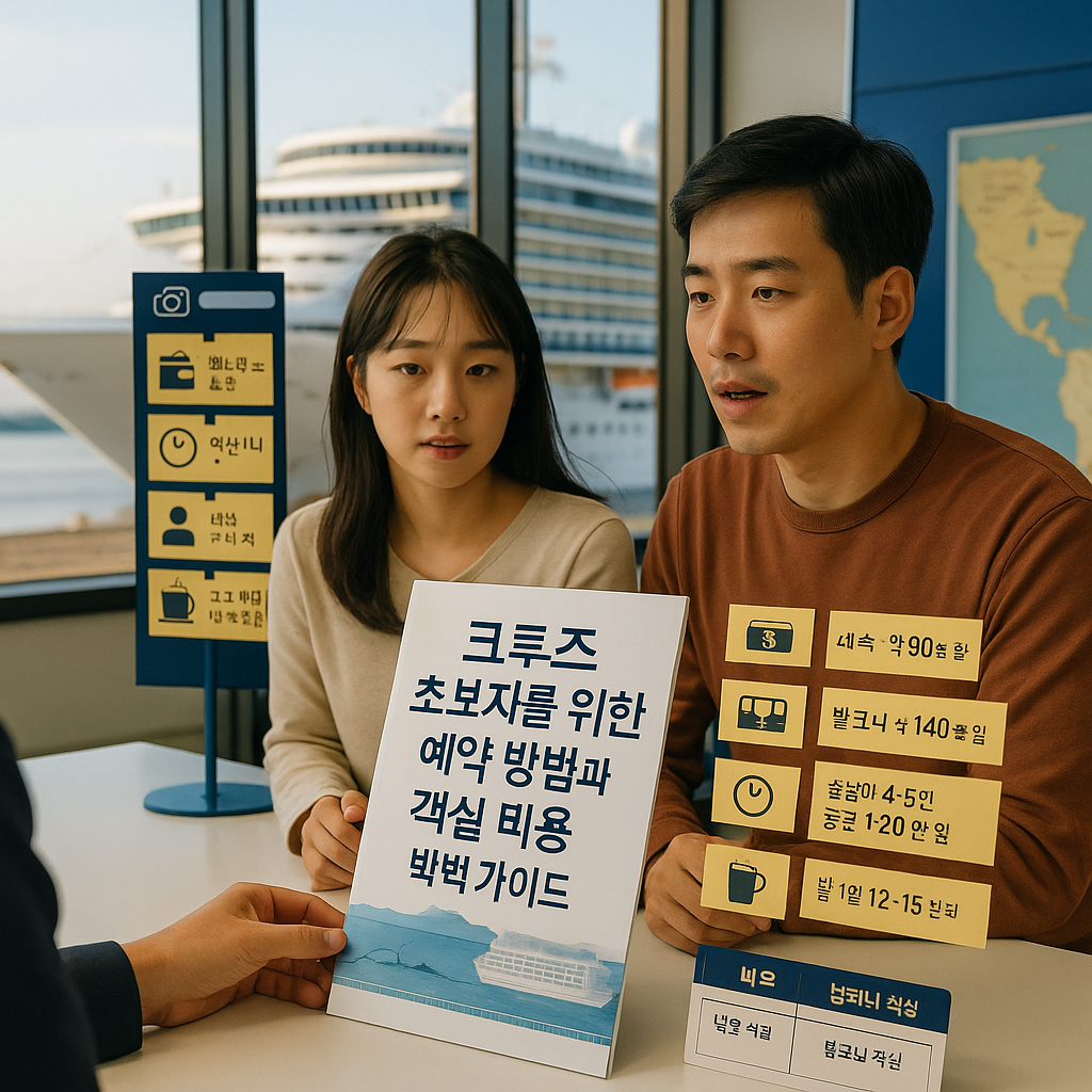 크루즈 초보자를 위한 예약 방법과 객실 비용 완벽 가이드